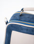 TEXTURED CONTRAST LEATHER CROSSBODY BAG